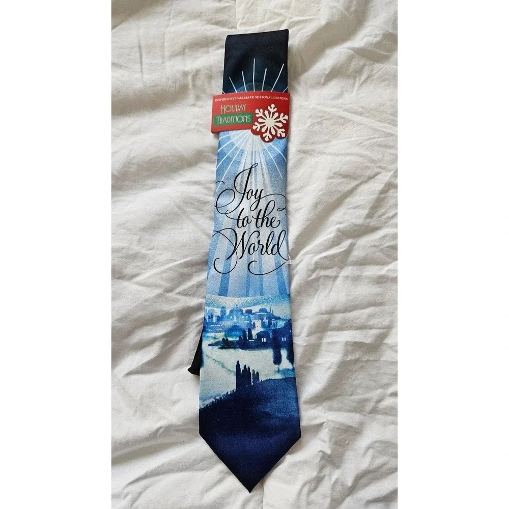 Holiday Traditions‎ Joy to the World Christmas Holiday Necktie